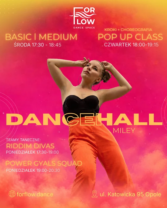 Dancehall — Basic / Medium, Pop Up i teamy